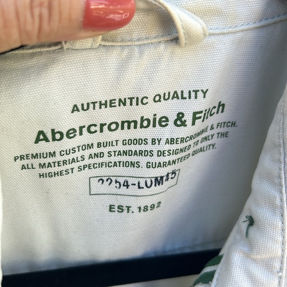 Abercrombie & Fitch Lightweight Zip Trucker Jacket - Picture 9 of 15